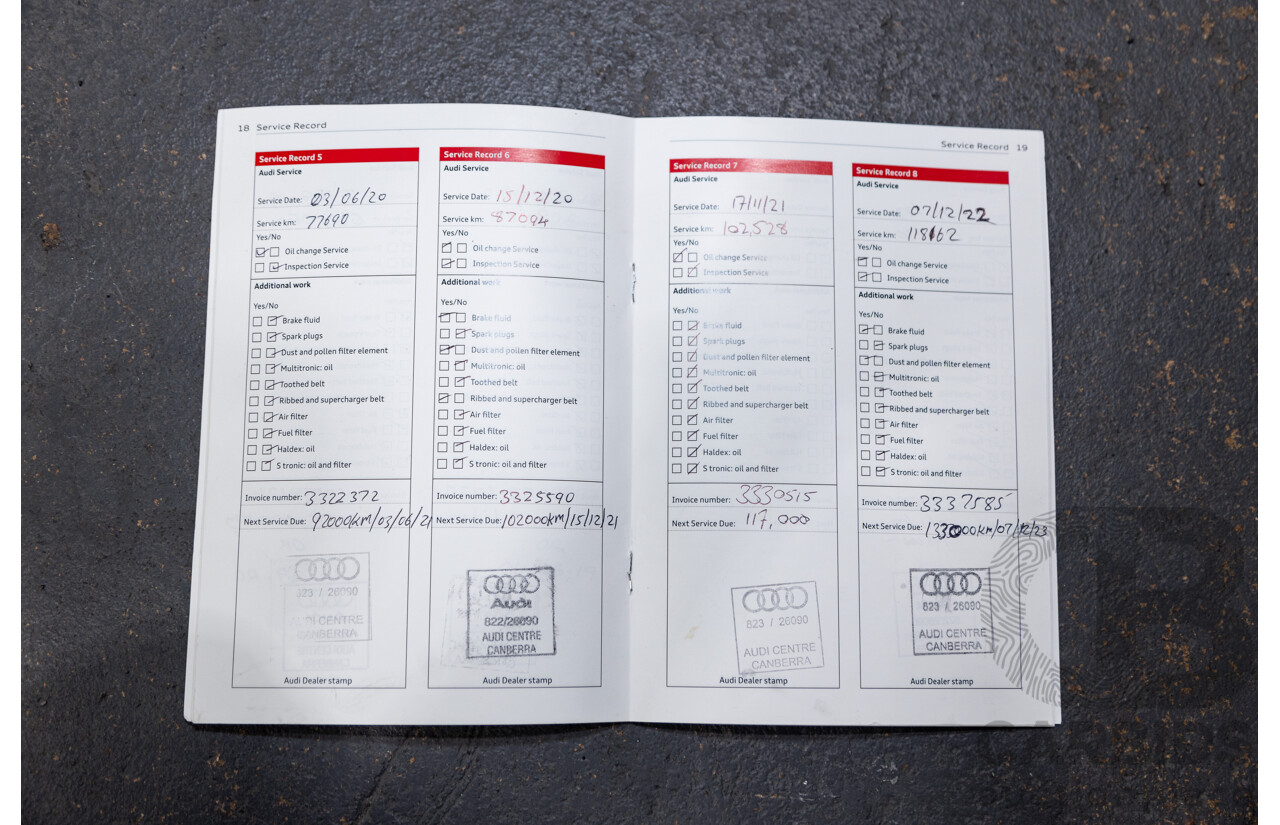 07/2016 Audi Q7 Quattro (AWD) 4M Series 4D Wagon Metallic Grey Turbo Diesel V6 3.0L - 7 Seater