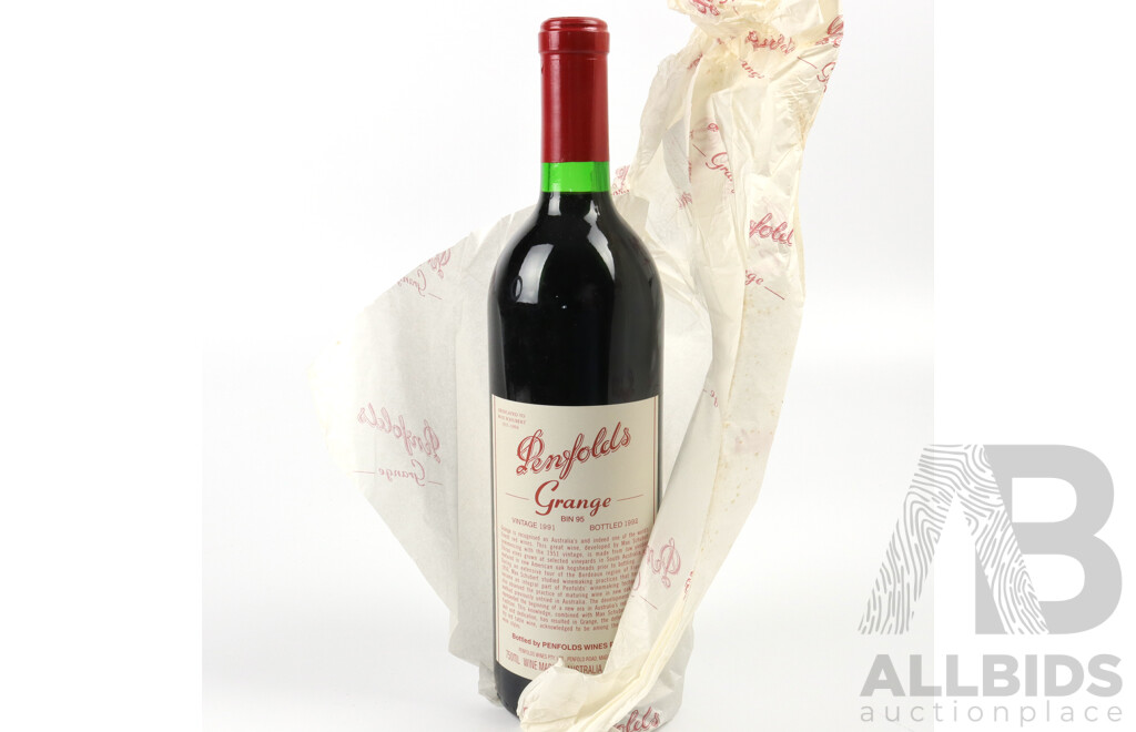 Penfolds Grange Bin 95 Vintage 1991