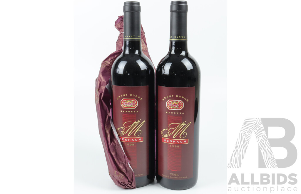 Grant Burge Meshach Shiraz Vintage 1998 X 2