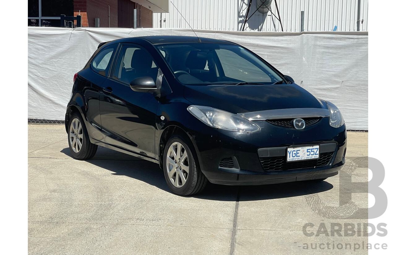 6/2008 Mazda Mazda2 MAXX DE 3d Hatchback Black 1.5L