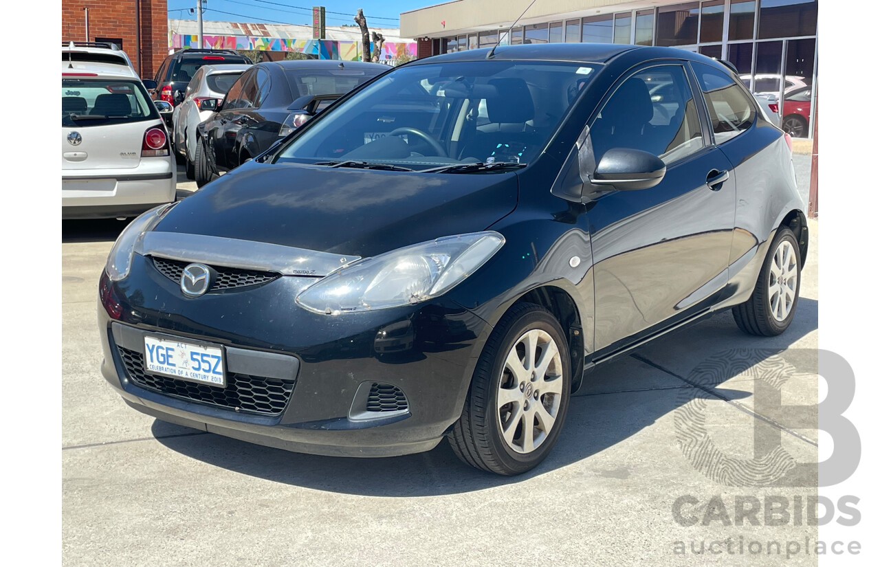 6/2008 Mazda Mazda2 MAXX DE 3d Hatchback Black 1.5L