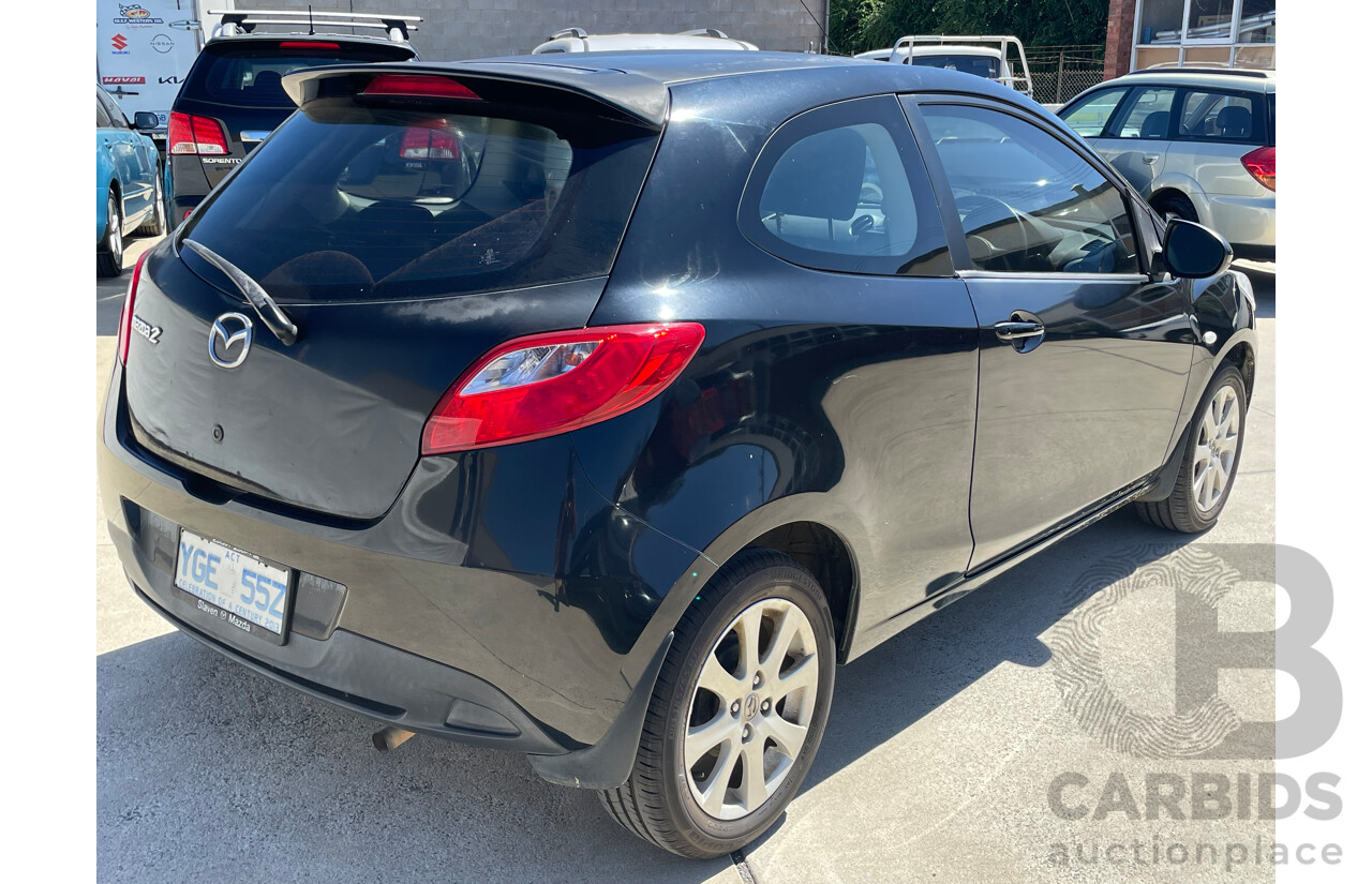 6/2008 Mazda Mazda2 MAXX DE 3d Hatchback Black 1.5L