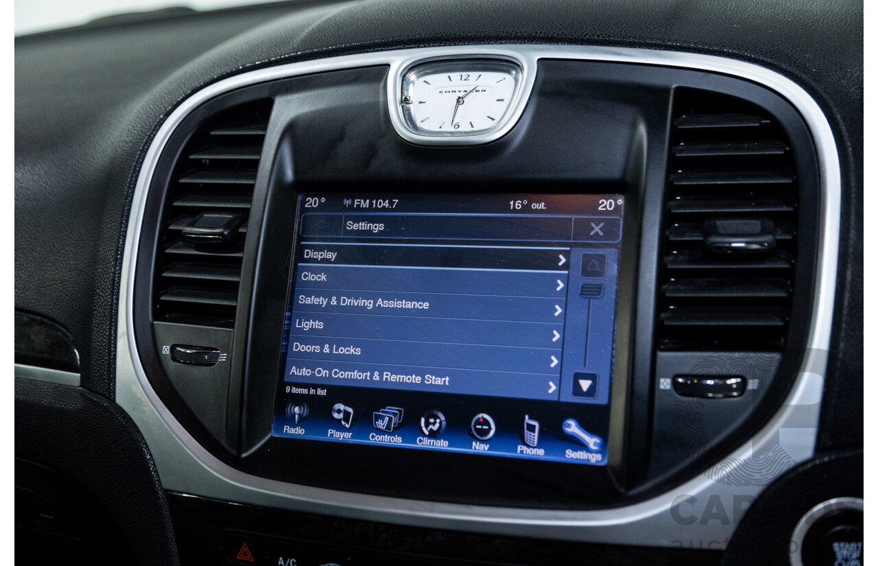 05/2015 Chrysler 300 C MY15 4d Sedan Black V6 3.6L