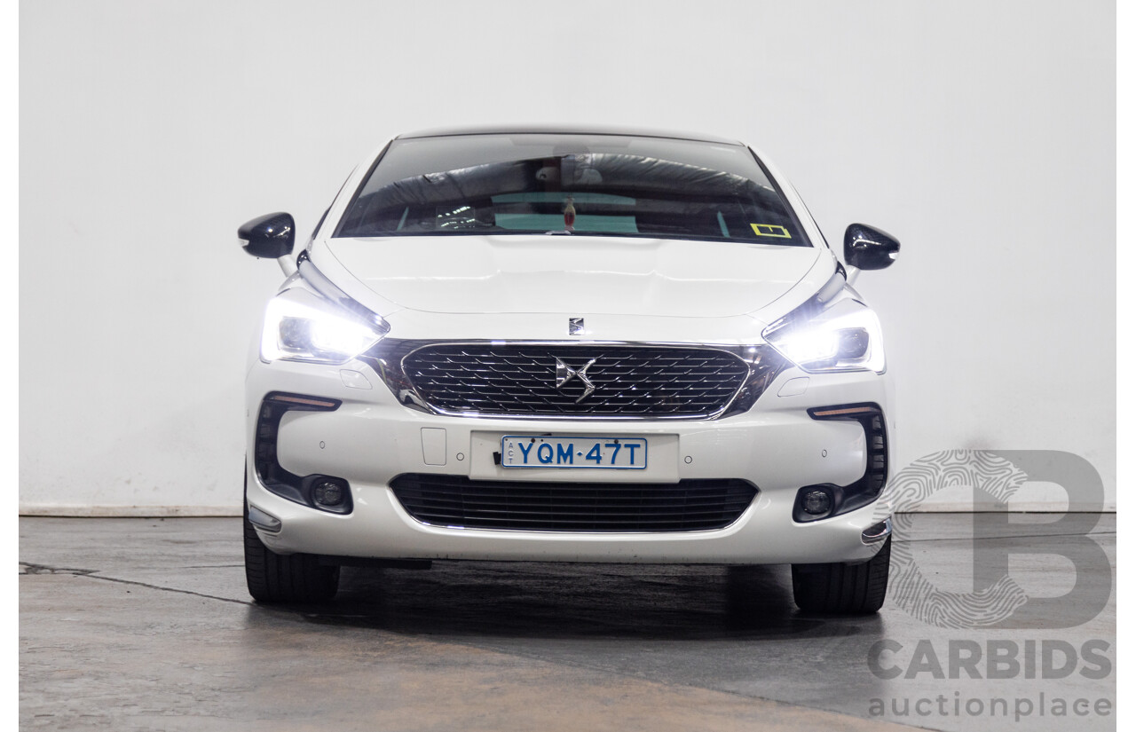 02/2016 Citroen DS5 D-Sport MY16 5D Hatchback Blanc Nacre Pearl White Metallic Turbo Diesel 2.0L
