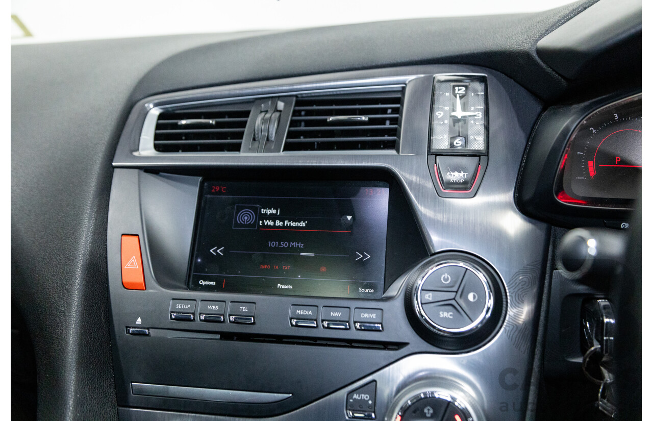 02/2016 Citroen DS5 D-Sport MY16 5D Hatchback Blanc Nacre Pearl White Metallic Turbo Diesel 2.0L