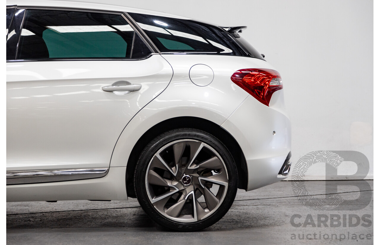 02/2016 Citroen DS5 D-Sport MY16 5D Hatchback Blanc Nacre Pearl White Metallic Turbo Diesel 2.0L