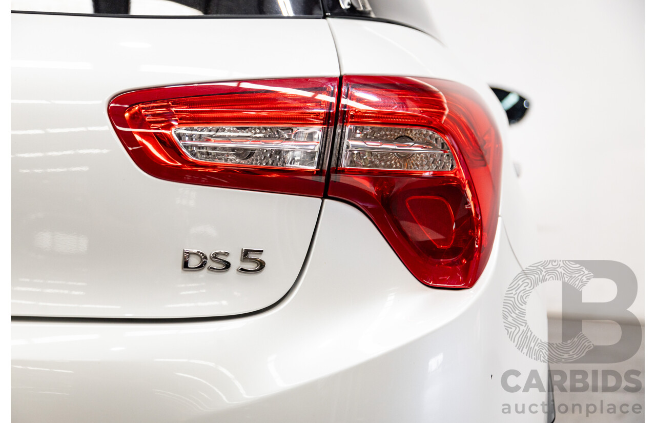 02/2016 Citroen DS5 D-Sport MY16 5D Hatchback Blanc Nacre Pearl White Metallic Turbo Diesel 2.0L