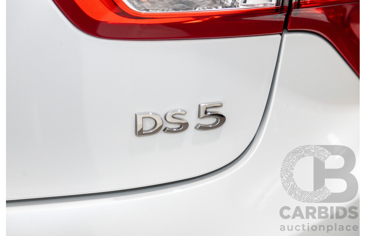 02/2016 Citroen DS5 D-Sport MY16 5D Hatchback Blanc Nacre Pearl White Metallic Turbo Diesel 2.0L