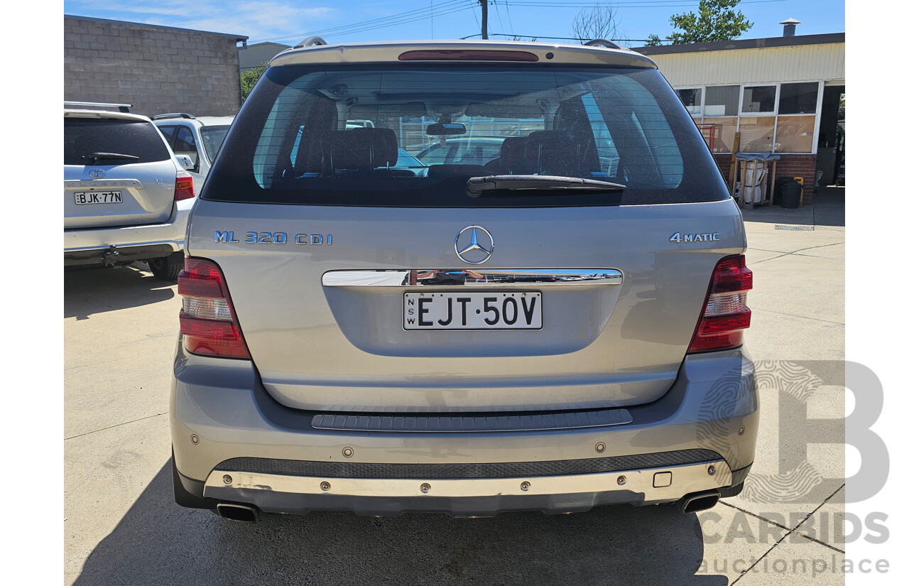 5/2008 Mercedes-Benz ML 320 CDI (4x4) W164 08 UPGRADE 4d Wagon Silver 3.0L