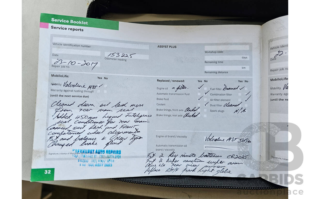 5/2008 Mercedes-Benz ML 320 CDI (4x4) W164 08 UPGRADE 4d Wagon Silver 3.0L