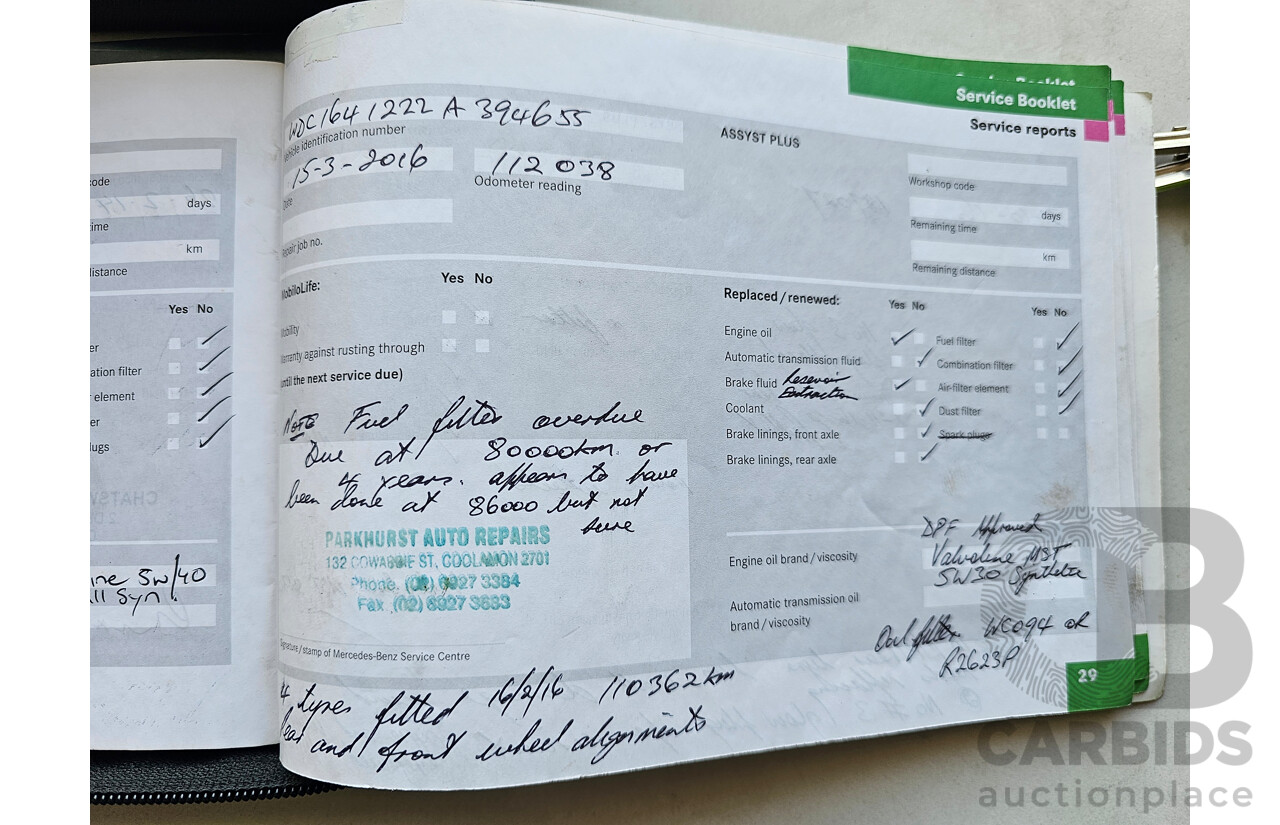 5/2008 Mercedes-Benz ML 320 CDI (4x4) W164 08 UPGRADE 4d Wagon Silver 3.0L