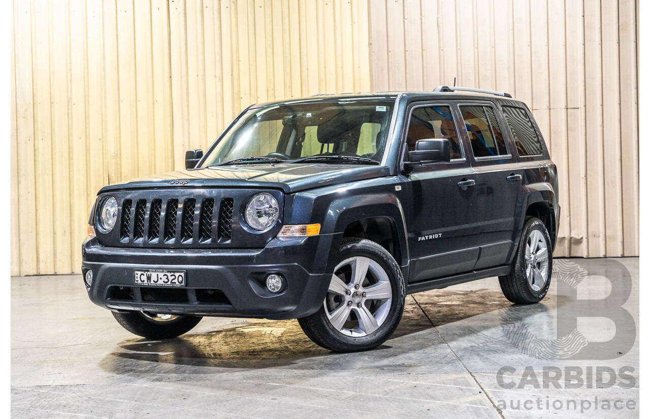 6/2014 Jeep Patriot Limited (4x4) MK MY14 4d Wagon Metallic Grey 2.4L