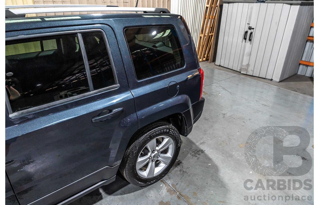 6/2014 Jeep Patriot Limited (4x4) MK MY14 4d Wagon Metallic Grey 2.4L