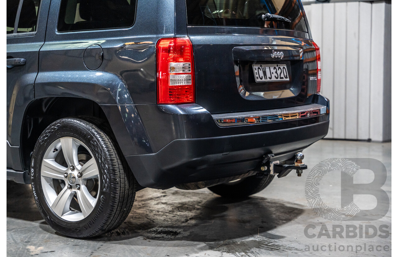 6/2014 Jeep Patriot Limited (4x4) MK MY14 4d Wagon Metallic Grey 2.4L