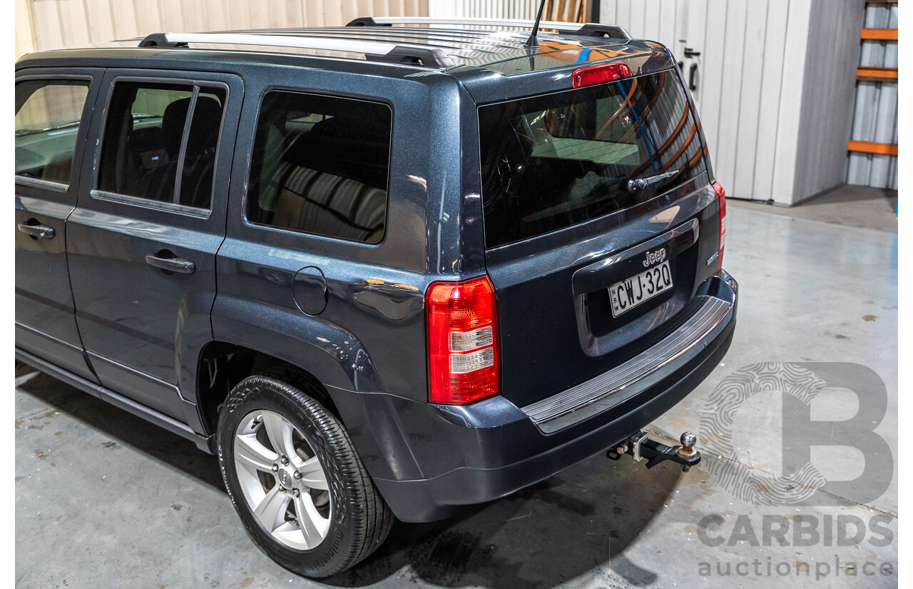 6/2014 Jeep Patriot Limited (4x4) MK MY14 4d Wagon Metallic Grey 2.4L