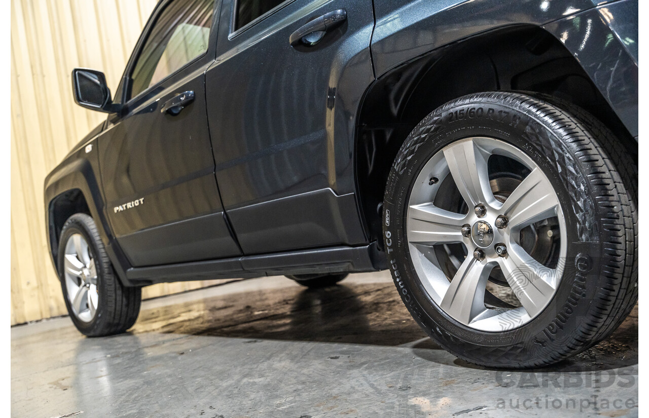 6/2014 Jeep Patriot Limited (4x4) MK MY14 4d Wagon Metallic Grey 2.4L
