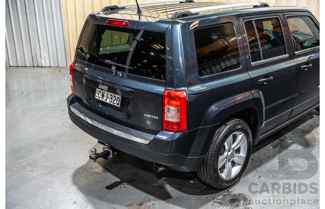 6/2014 Jeep Patriot Limited (4x4) MK MY14 4d Wagon Metallic Grey 2.4L