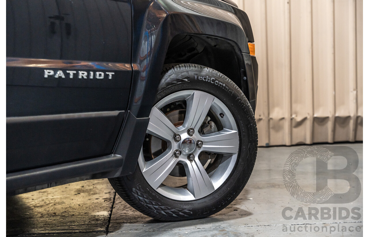 6/2014 Jeep Patriot Limited (4x4) MK MY14 4d Wagon Metallic Grey 2.4L