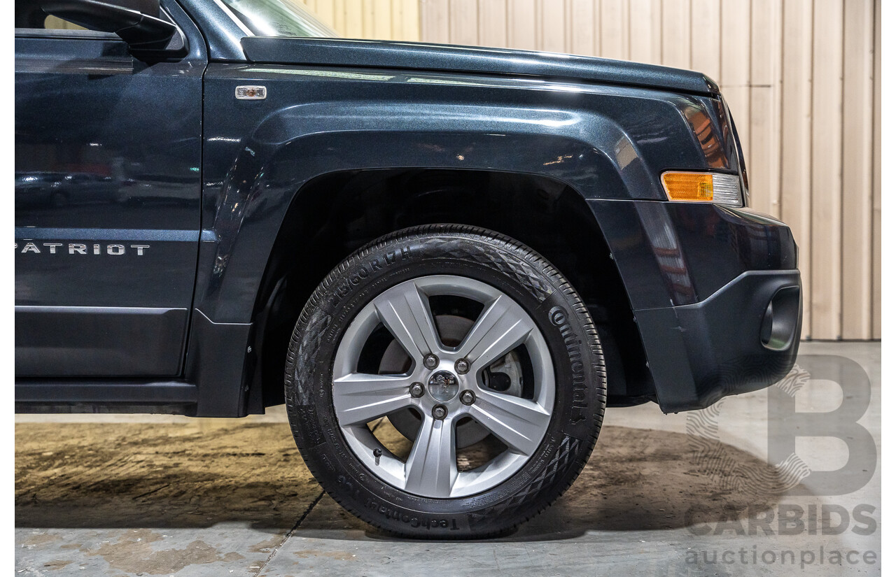 6/2014 Jeep Patriot Limited (4x4) MK MY14 4d Wagon Metallic Grey 2.4L