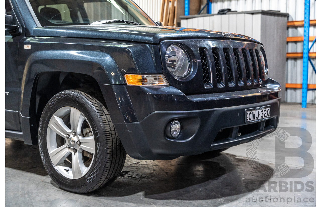 6/2014 Jeep Patriot Limited (4x4) MK MY14 4d Wagon Metallic Grey 2.4L