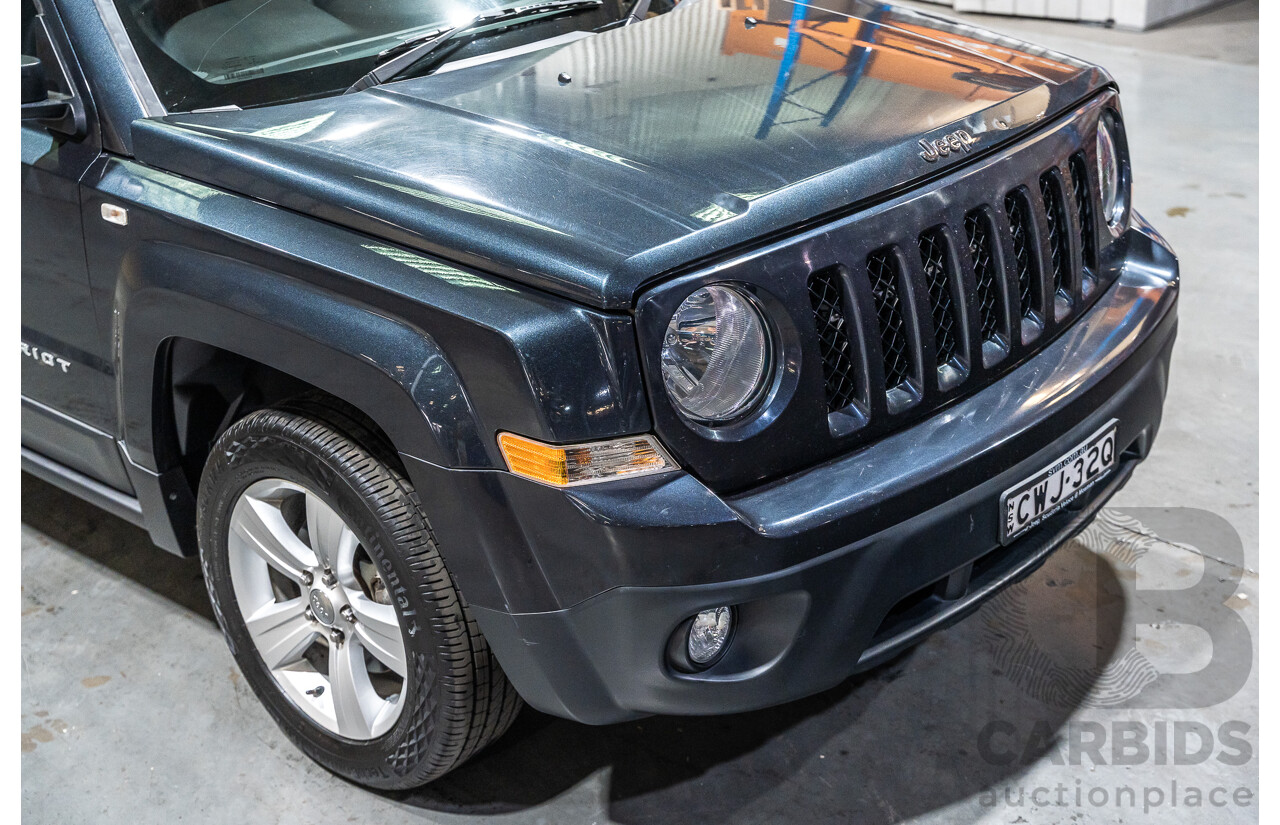 6/2014 Jeep Patriot Limited (4x4) MK MY14 4d Wagon Metallic Grey 2.4L