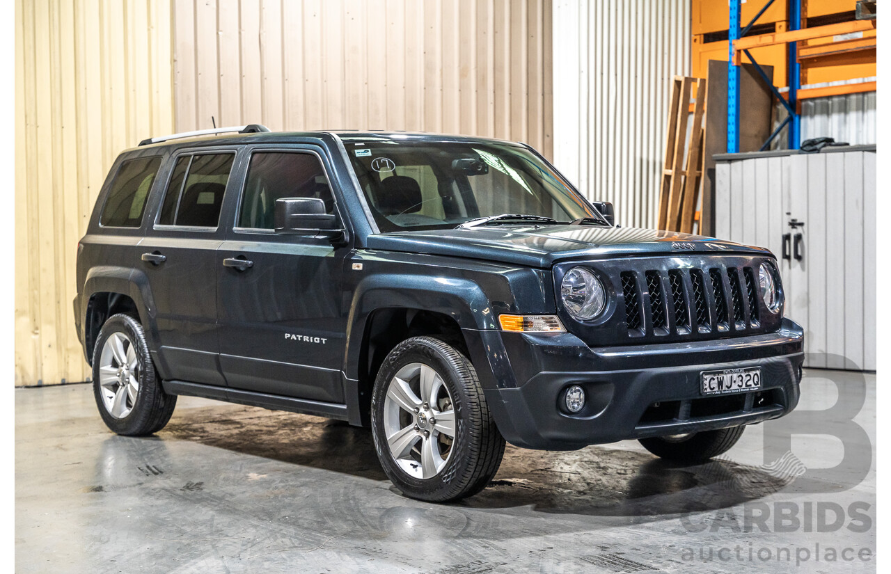 6/2014 Jeep Patriot Limited (4x4) MK MY14 4d Wagon Metallic Grey 2.4L