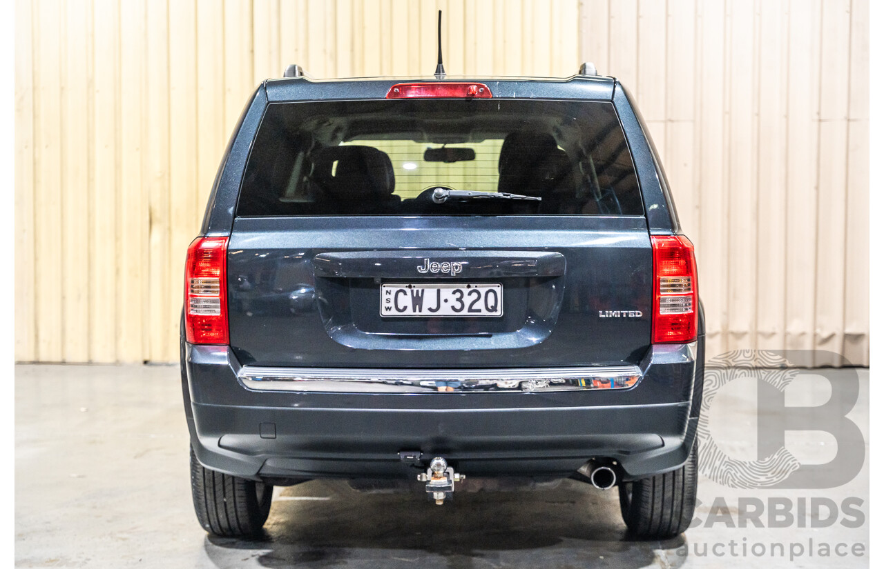 6/2014 Jeep Patriot Limited (4x4) MK MY14 4d Wagon Metallic Grey 2.4L