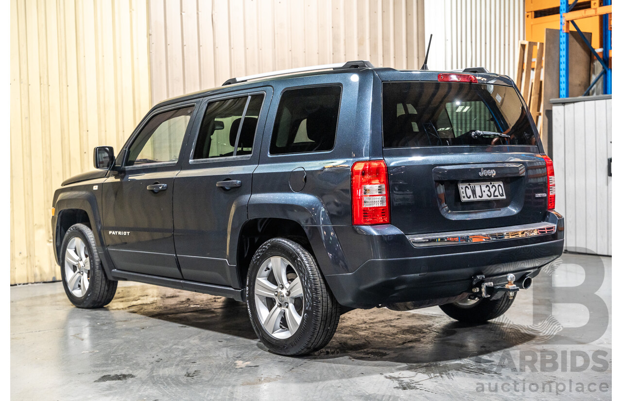 6/2014 Jeep Patriot Limited (4x4) MK MY14 4d Wagon Metallic Grey 2.4L