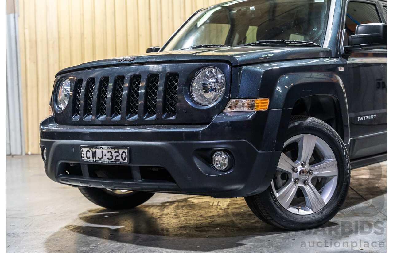 6/2014 Jeep Patriot Limited (4x4) MK MY14 4d Wagon Metallic Grey 2.4L