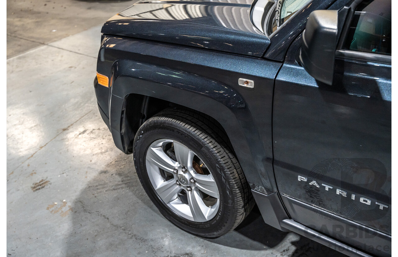 6/2014 Jeep Patriot Limited (4x4) MK MY14 4d Wagon Metallic Grey 2.4L