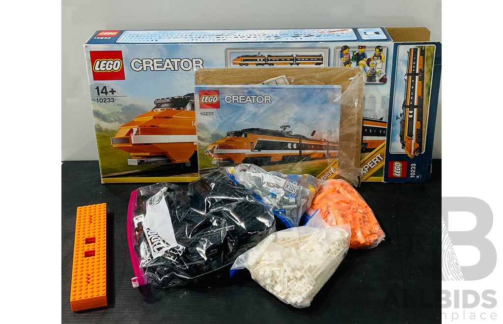 Retired Lego Set, Creator Expert Train Set, 10233 in Original Box