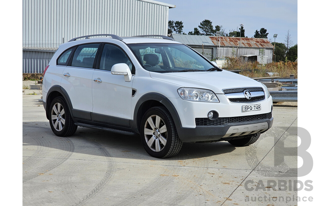 6/2010 Holden Captiva LX (4x4) CG MY10 4d Wagon White 3.2L