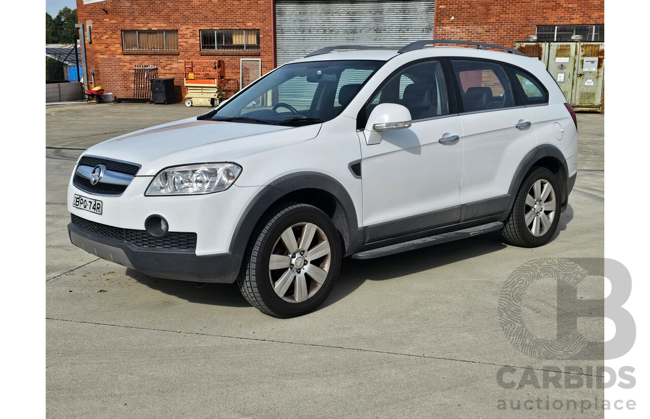 6/2010 Holden Captiva LX (4x4) CG MY10 4d Wagon White 3.2L