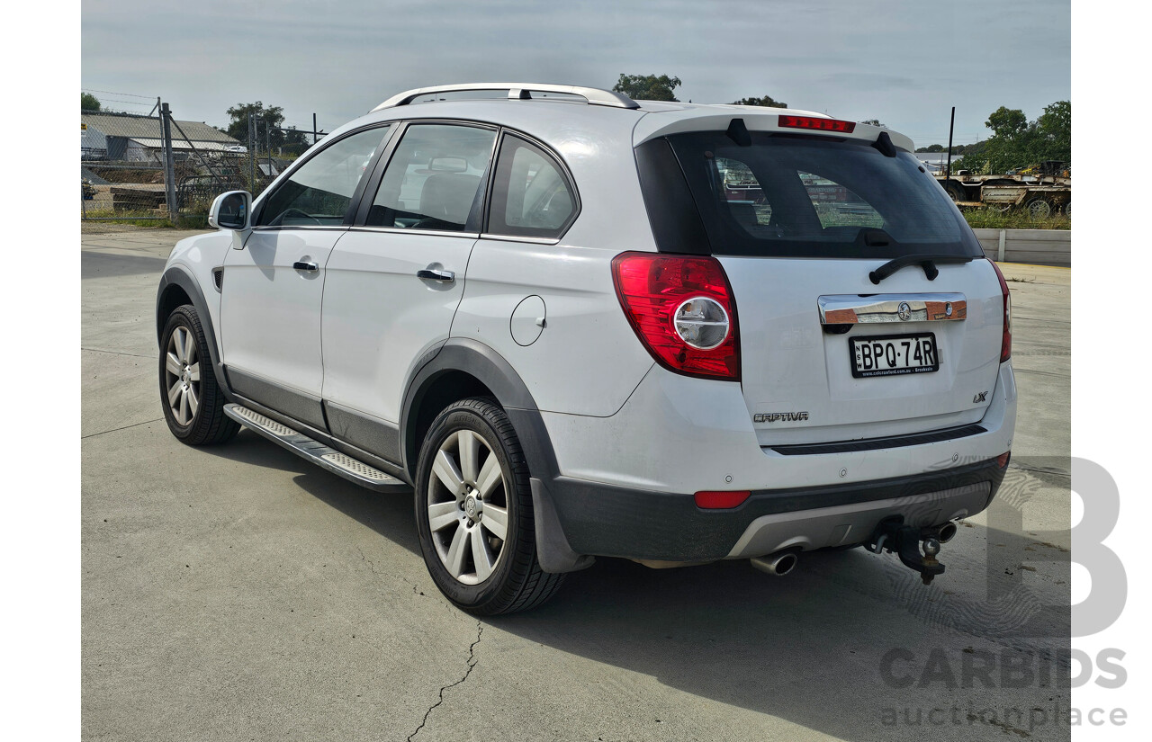 6/2010 Holden Captiva LX (4x4) CG MY10 4d Wagon White 3.2L