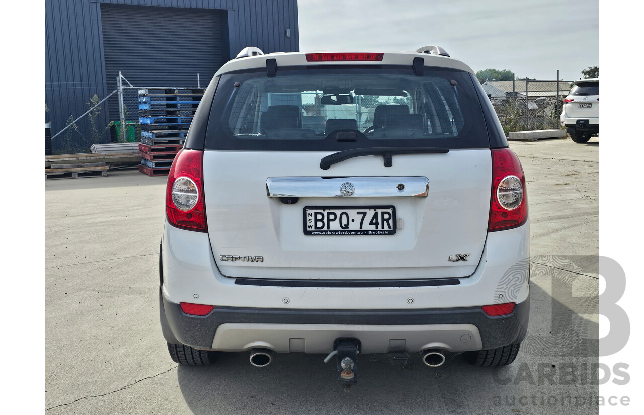 6/2010 Holden Captiva LX (4x4) CG MY10 4d Wagon White 3.2L
