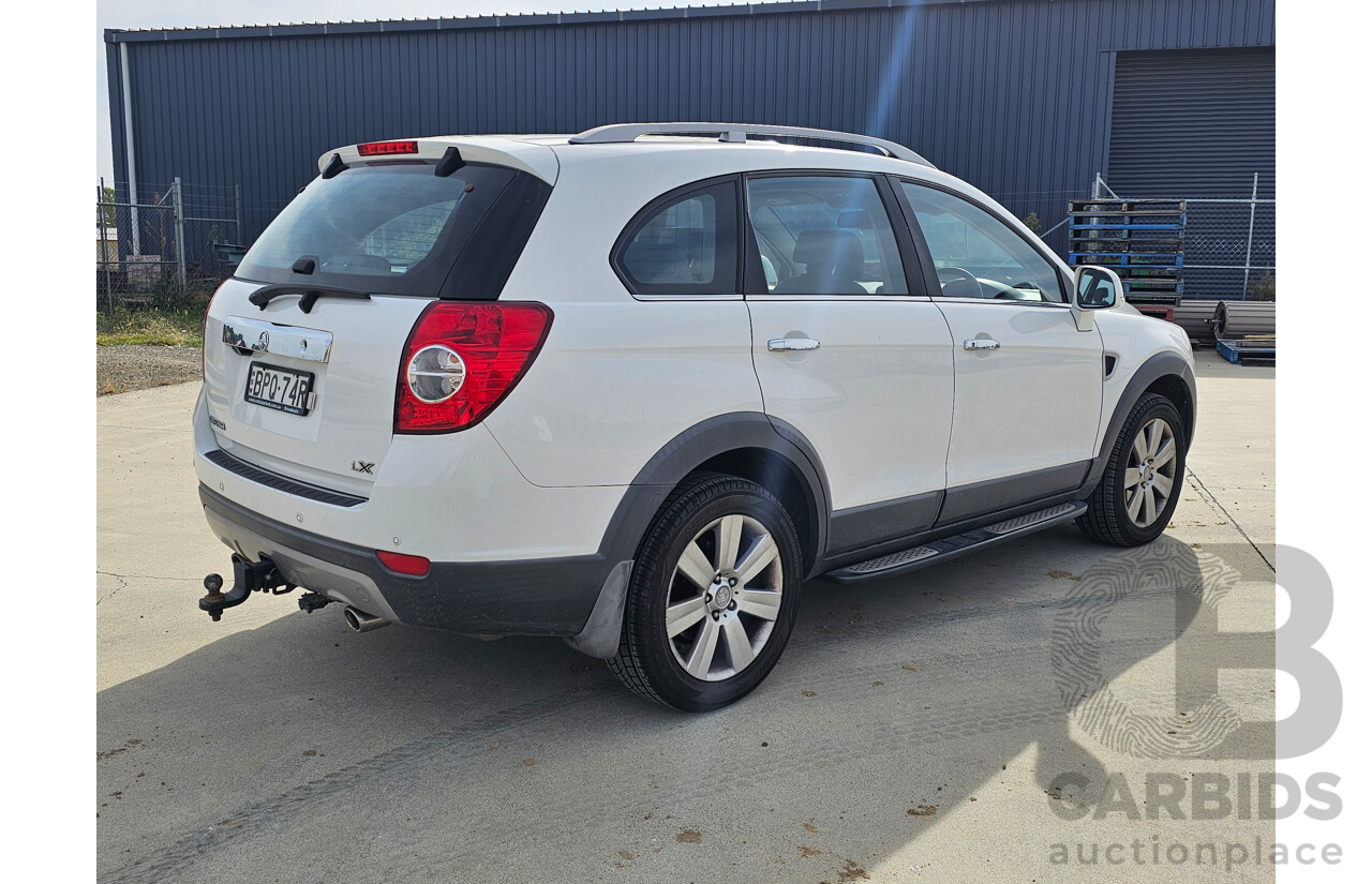 6/2010 Holden Captiva LX (4x4) CG MY10 4d Wagon White 3.2L