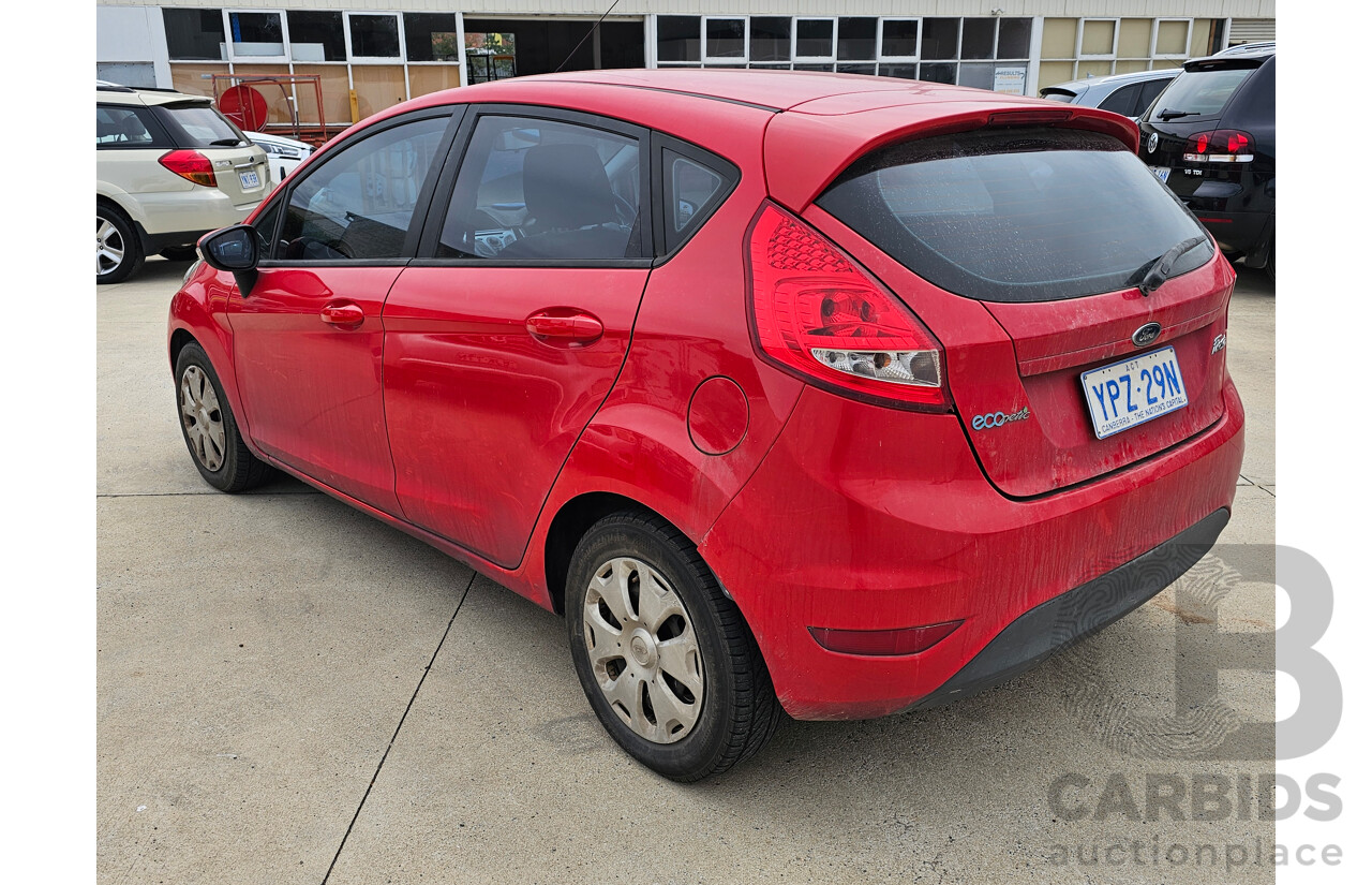 11/2009 Ford Fiesta Econetic WS 5d Hatchback Red 1.6L
