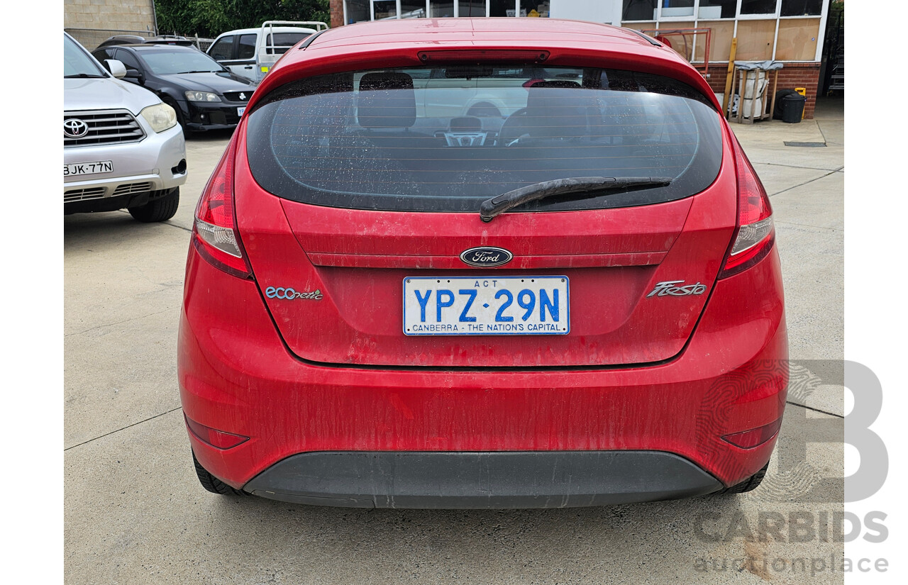 11/2009 Ford Fiesta Econetic WS 5d Hatchback Red 1.6L