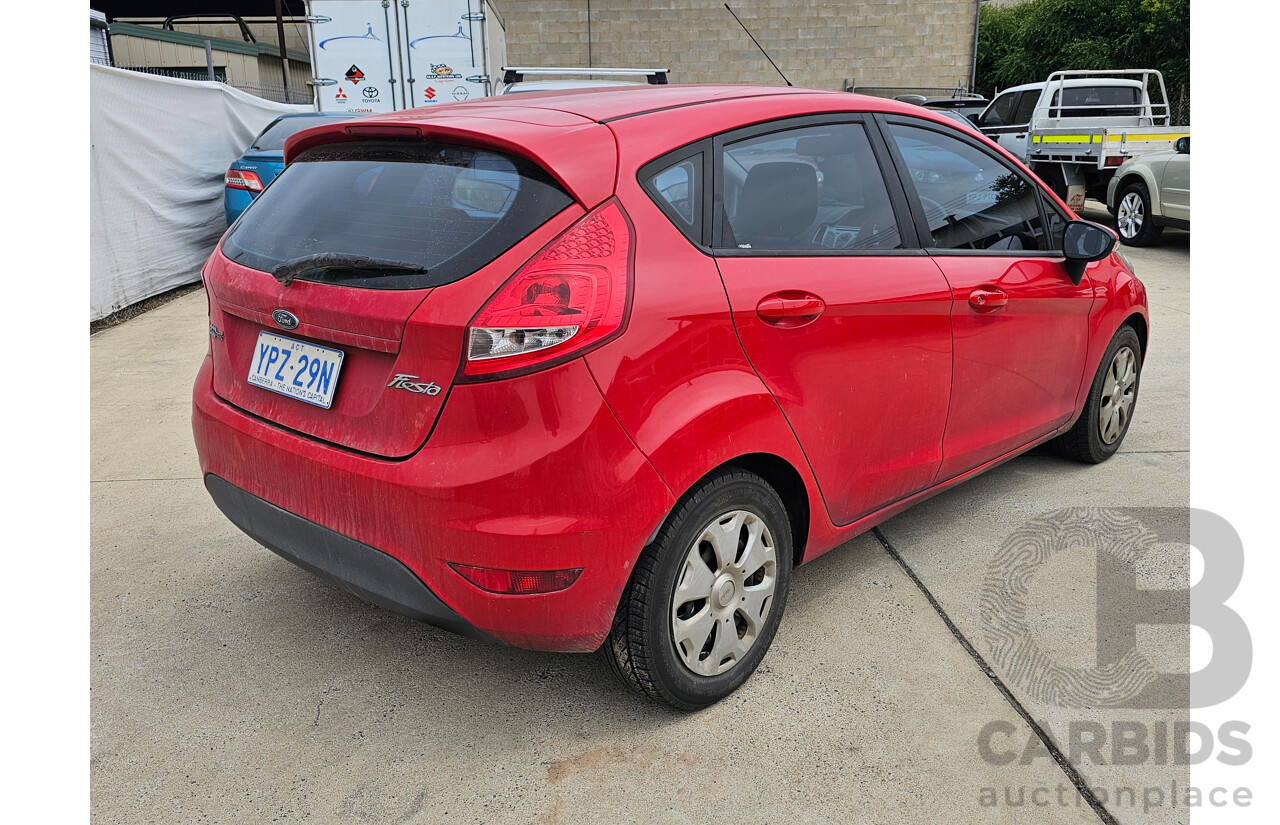 11/2009 Ford Fiesta Econetic WS 5d Hatchback Red 1.6L