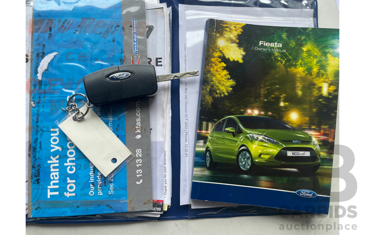 11/2009 Ford Fiesta Econetic WS 5d Hatchback Red 1.6L