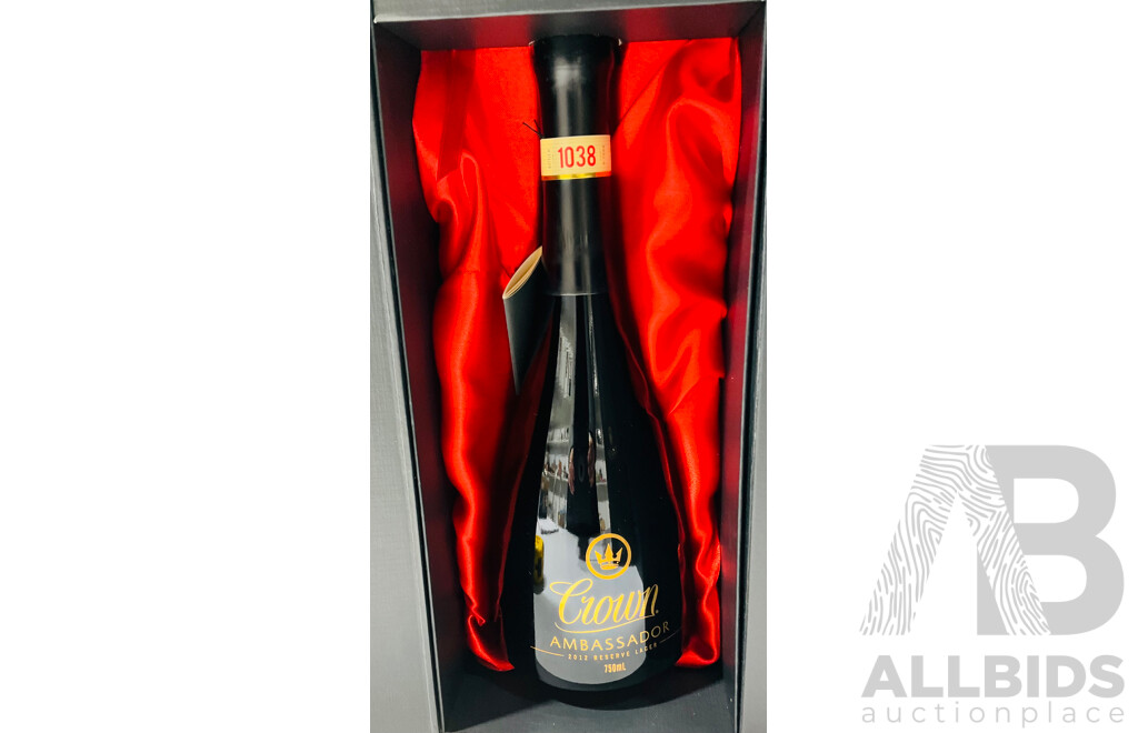 Boxed 2011 and 2012 Crown Ambassador Reserve Lager Beer