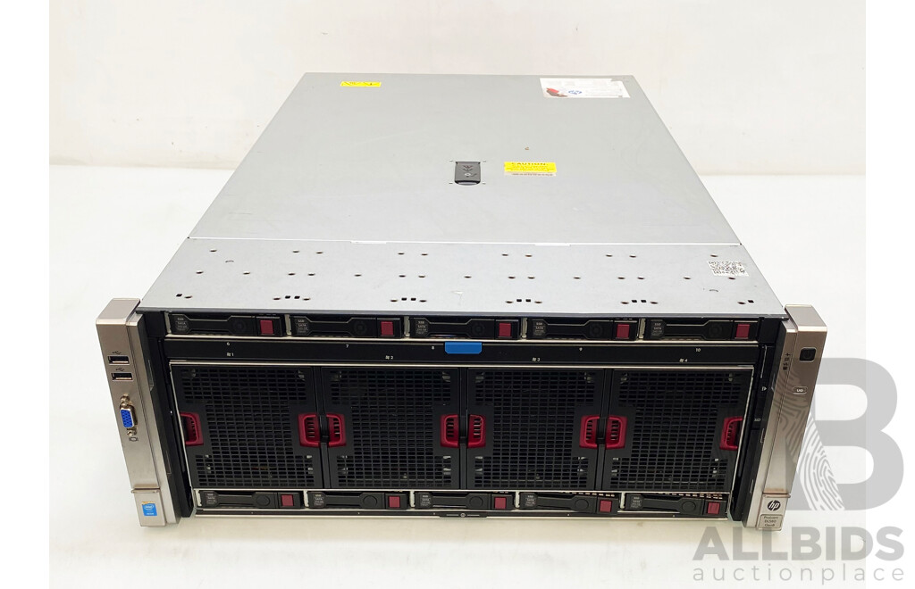 HP Proliant DL580 Gen8 Quad Intel Xeon (E7-4890 V2) 2.80GHz-3.40GHz 15-Core CPU 4RU Server W/ 256GB DDR3