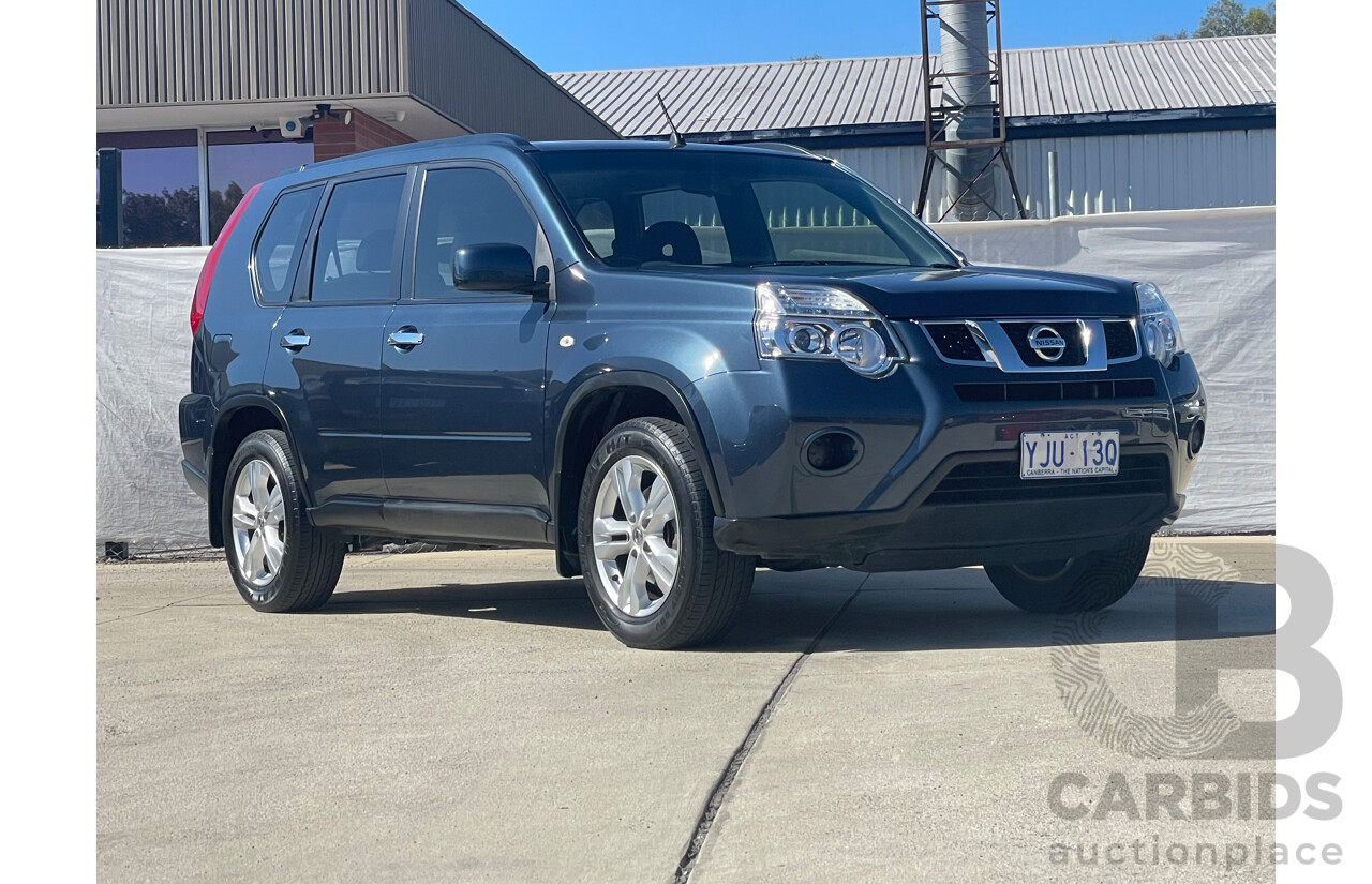 10/13 Nissan X-Trail ST (FWD) FWD T31 SERIES 5 4D Wagon Blue 2.0L