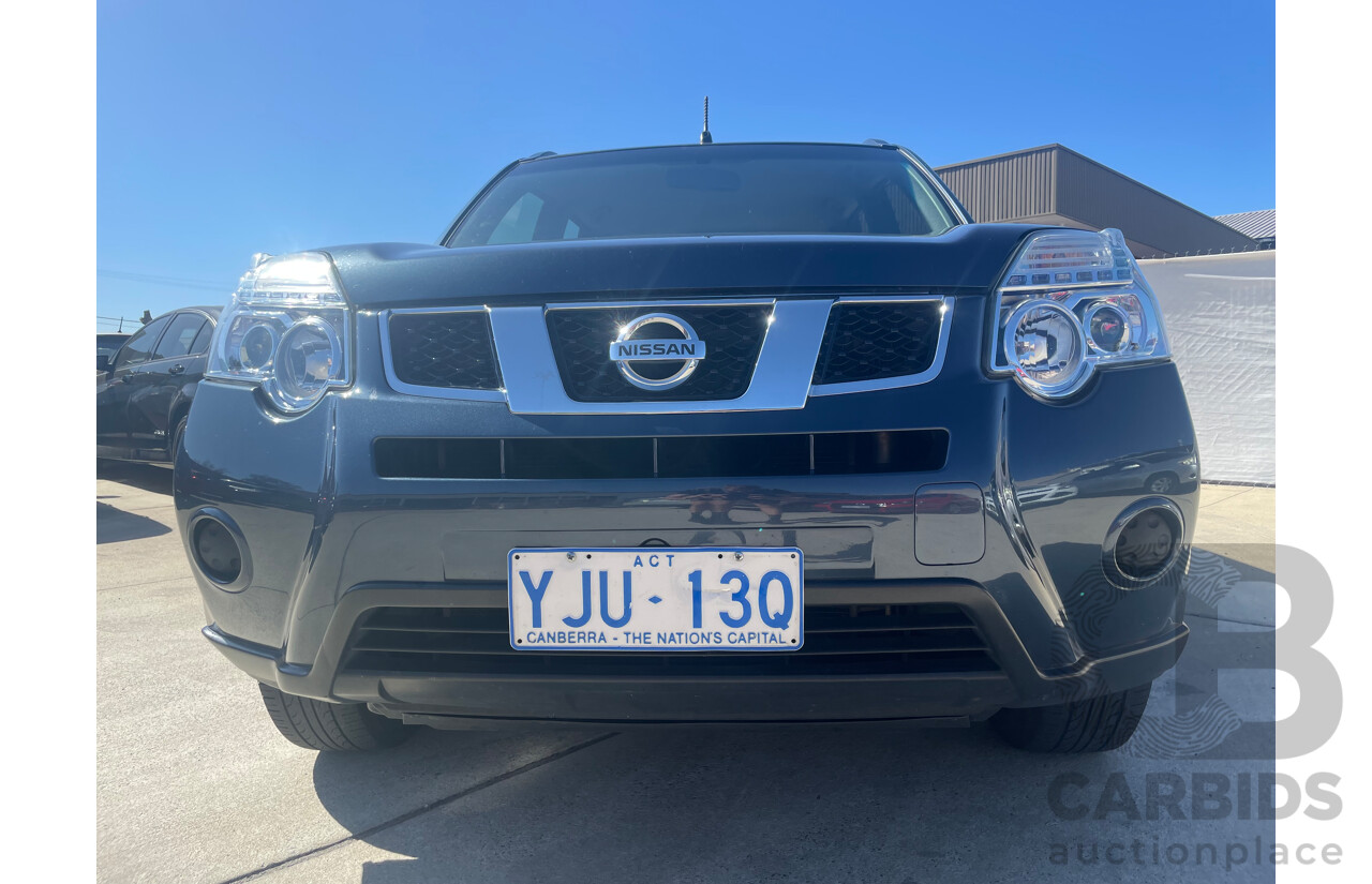 10/13 Nissan X-Trail ST (FWD) FWD T31 SERIES 5 4D Wagon Blue 2.0L