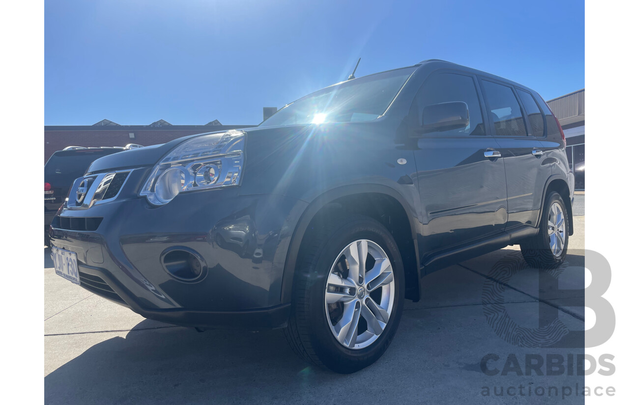 10/13 Nissan X-Trail ST (FWD) FWD T31 SERIES 5 4D Wagon Blue 2.0L