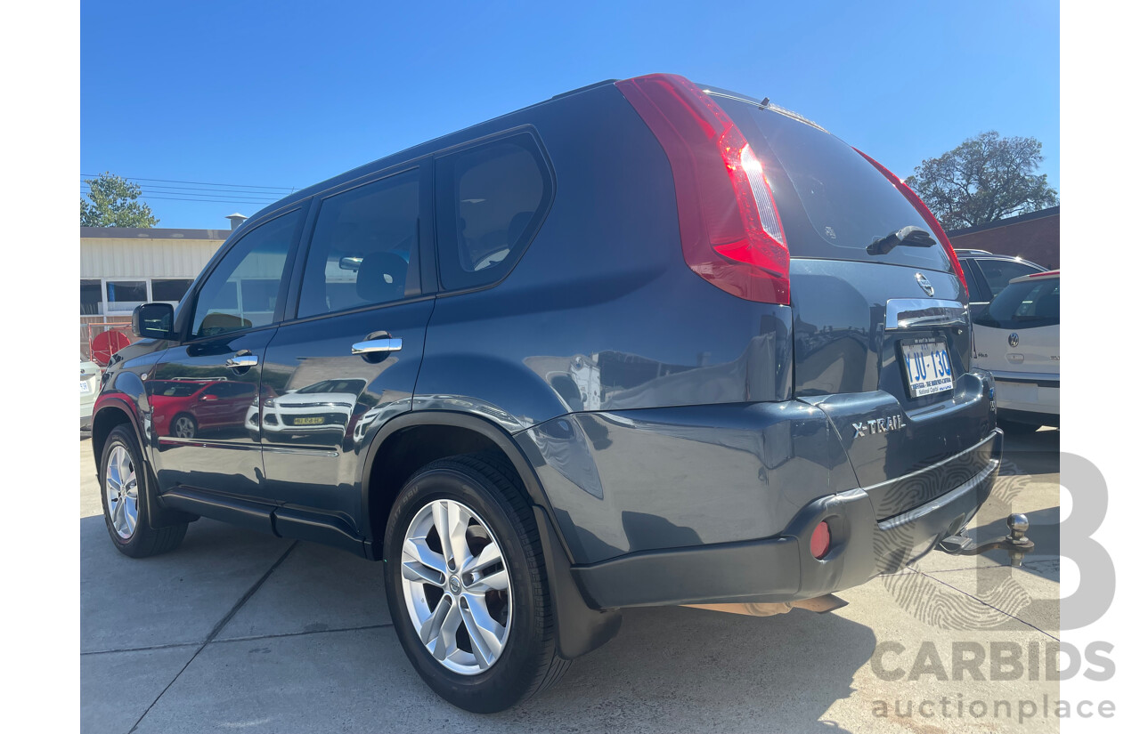 10/13 Nissan X-Trail ST (FWD) FWD T31 SERIES 5 4D Wagon Blue 2.0L