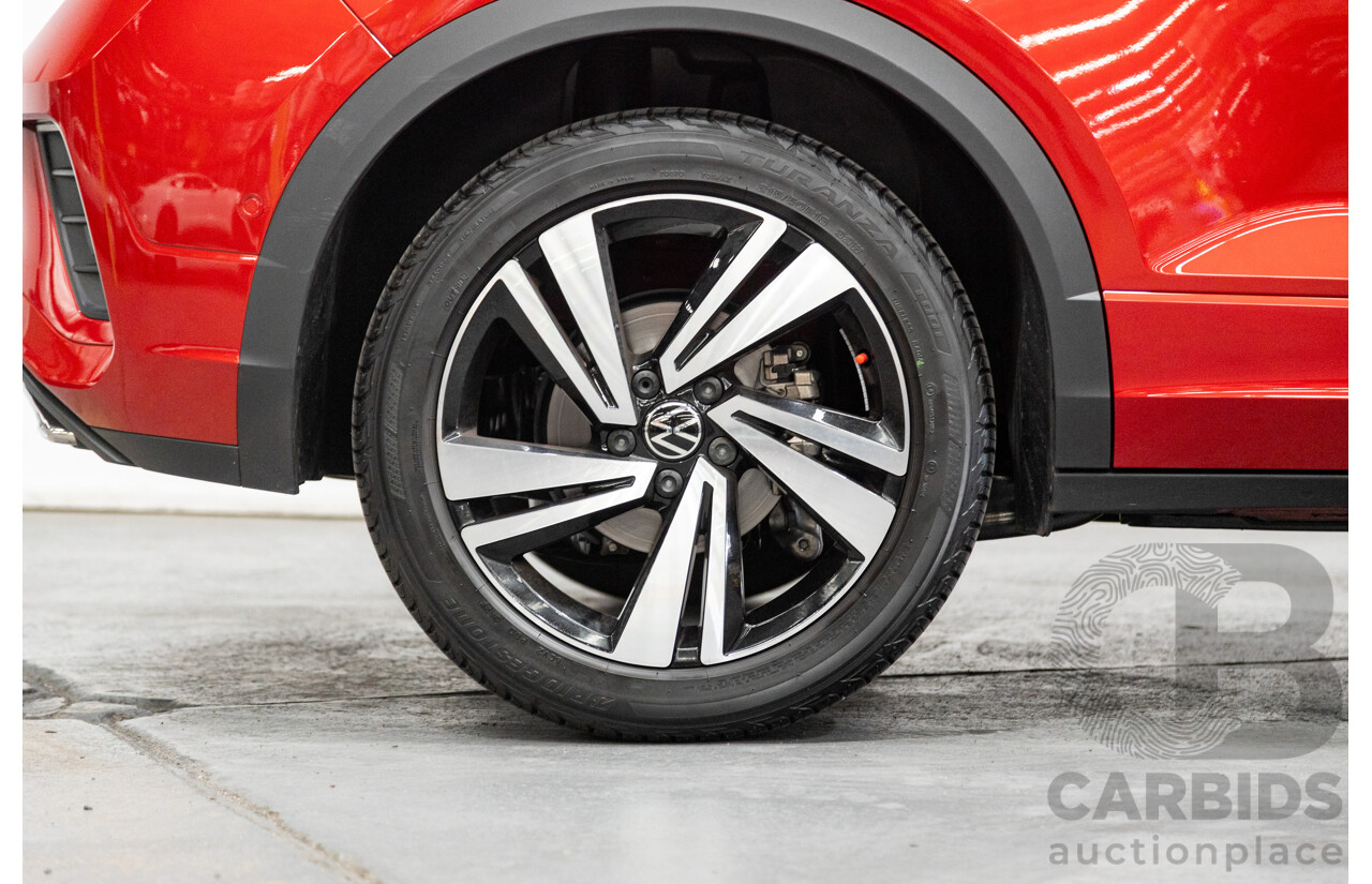 02/2023 Volkswagen T-Roc 140TSI R-Line (AWD) D1 MY23 Update 4D Wagon Kings Red Turbo 2.0L