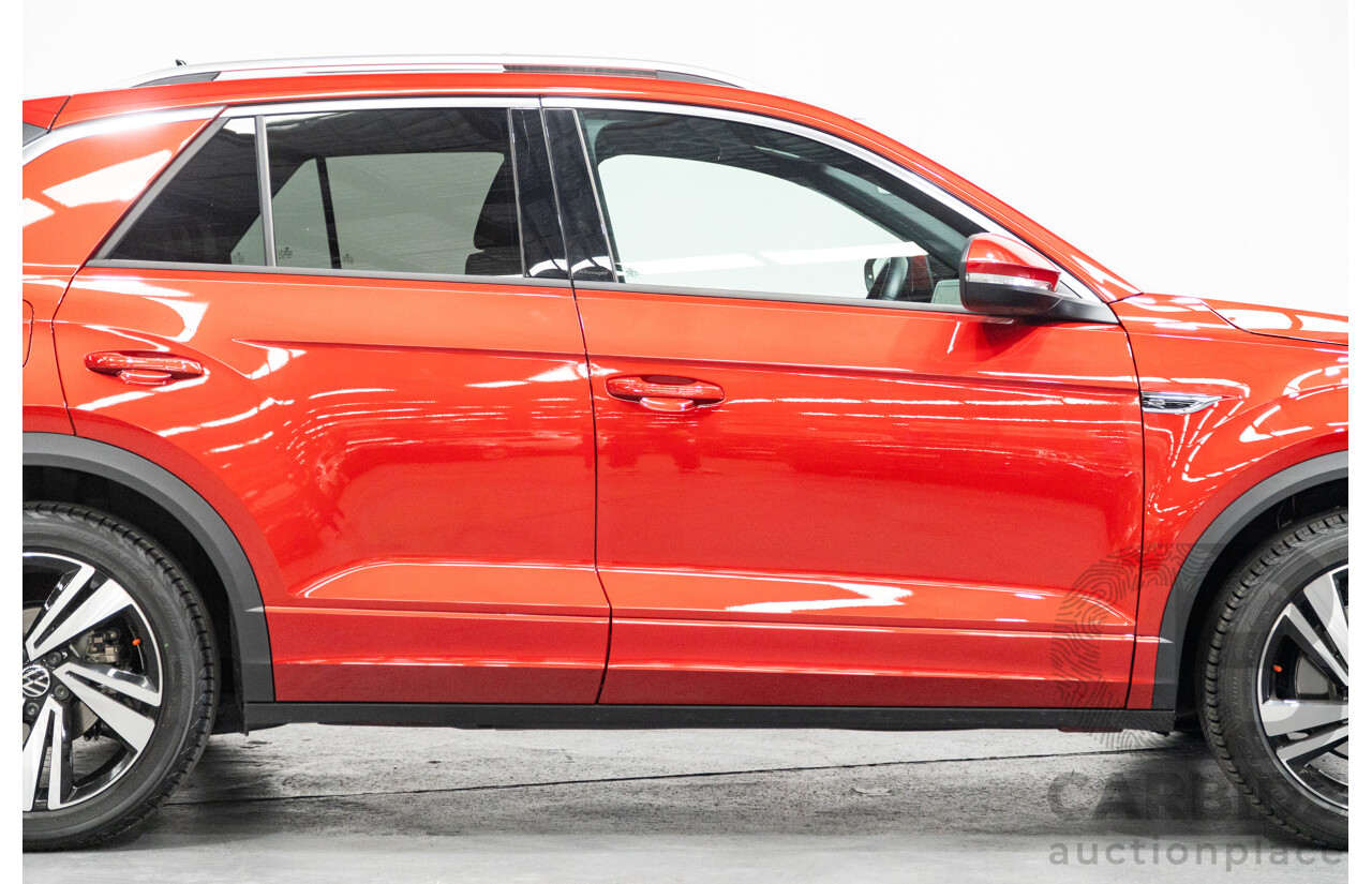 02/2023 Volkswagen T-Roc 140TSI R-Line (AWD) D1 MY23 Update 4D Wagon Kings Red Turbo 2.0L