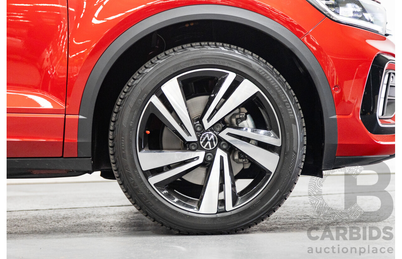 02/2023 Volkswagen T-Roc 140TSI R-Line (AWD) D1 MY23 Update 4D Wagon Kings Red Turbo 2.0L