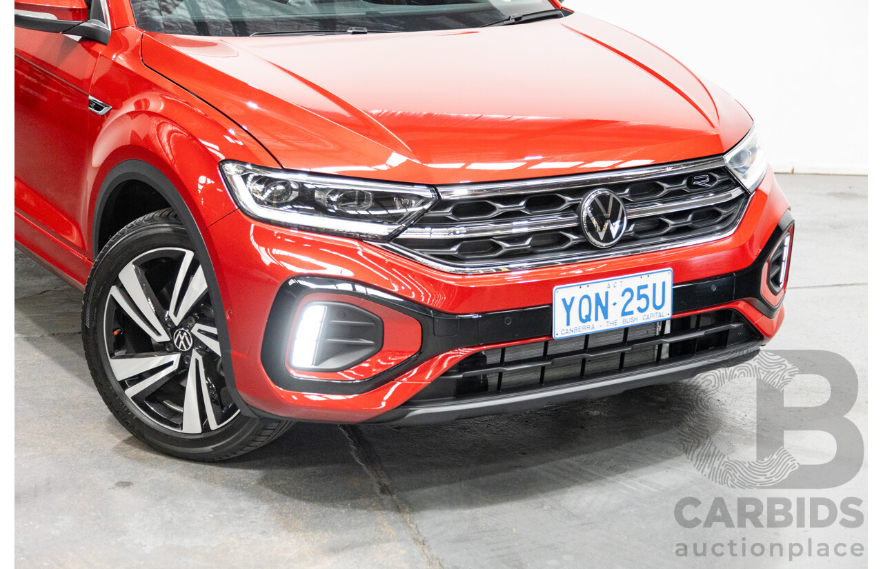 02/2023 Volkswagen T-Roc 140TSI R-Line (AWD) D1 MY23 Update 4D Wagon Kings Red Turbo 2.0L